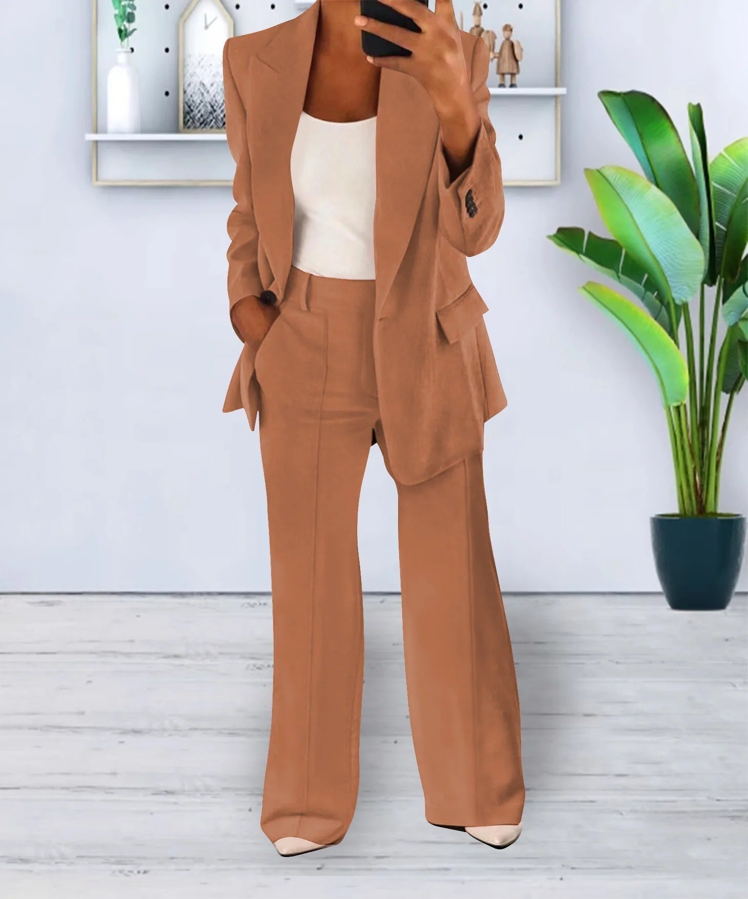 ShopNory 2-teiliges Damen Blazer-Set
