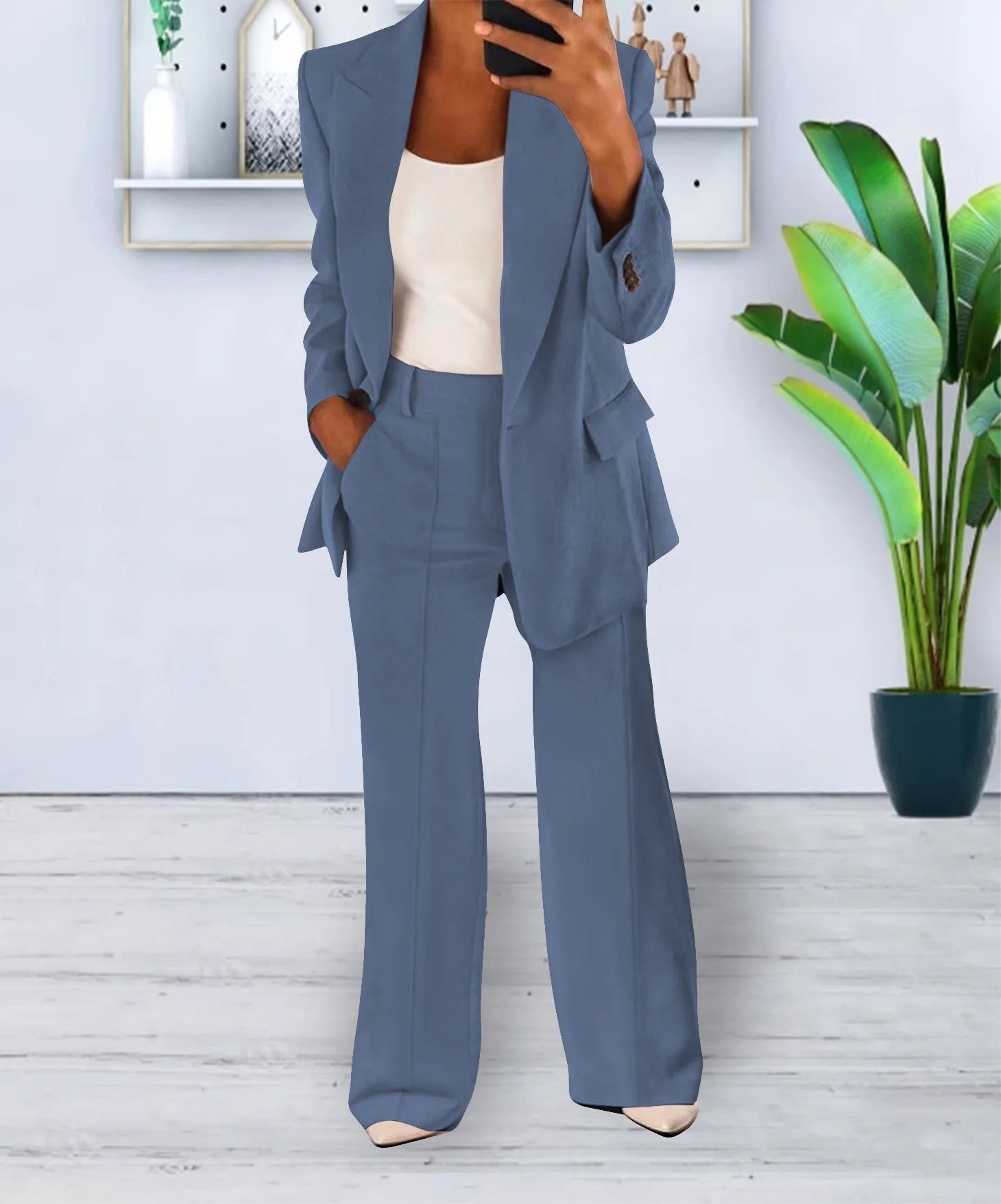 ShopNory 2-teiliges Damen Blazer-Set