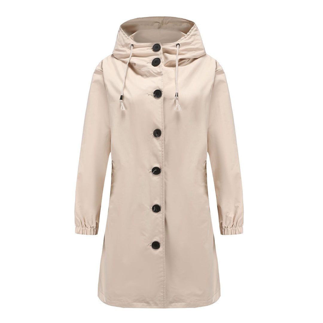Damen Wasserdichte Regenjacke Mit Kapuze