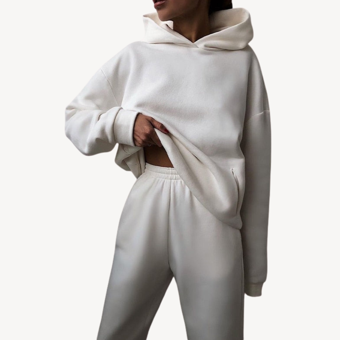 Oversized Hoodie und Jogger Set für Frauen
