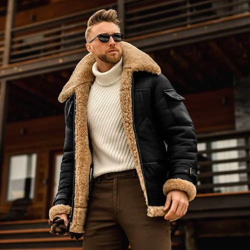 Warme Herren Winterjacke