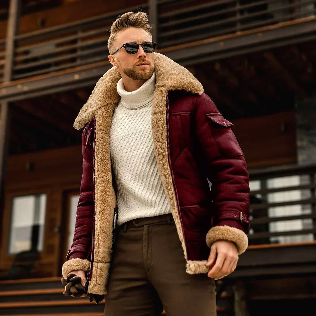 Warme Herren Winterjacke
