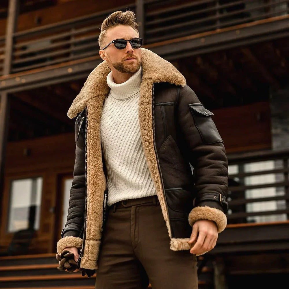 Warme Herren Winterjacke