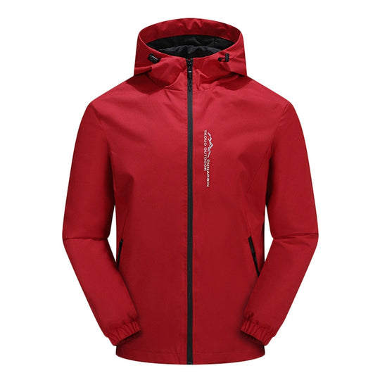 Wasserdichte und Winddichte Outdoor-Jacke mit Kapuze