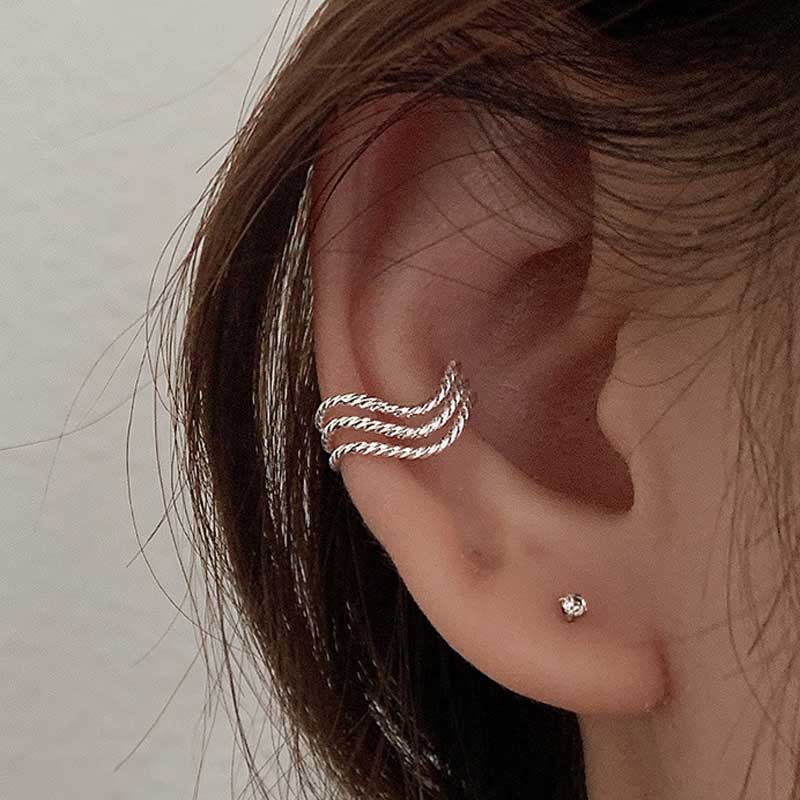 Wave Cuff Wrap Clip-On Ohrringe | Shop Nory