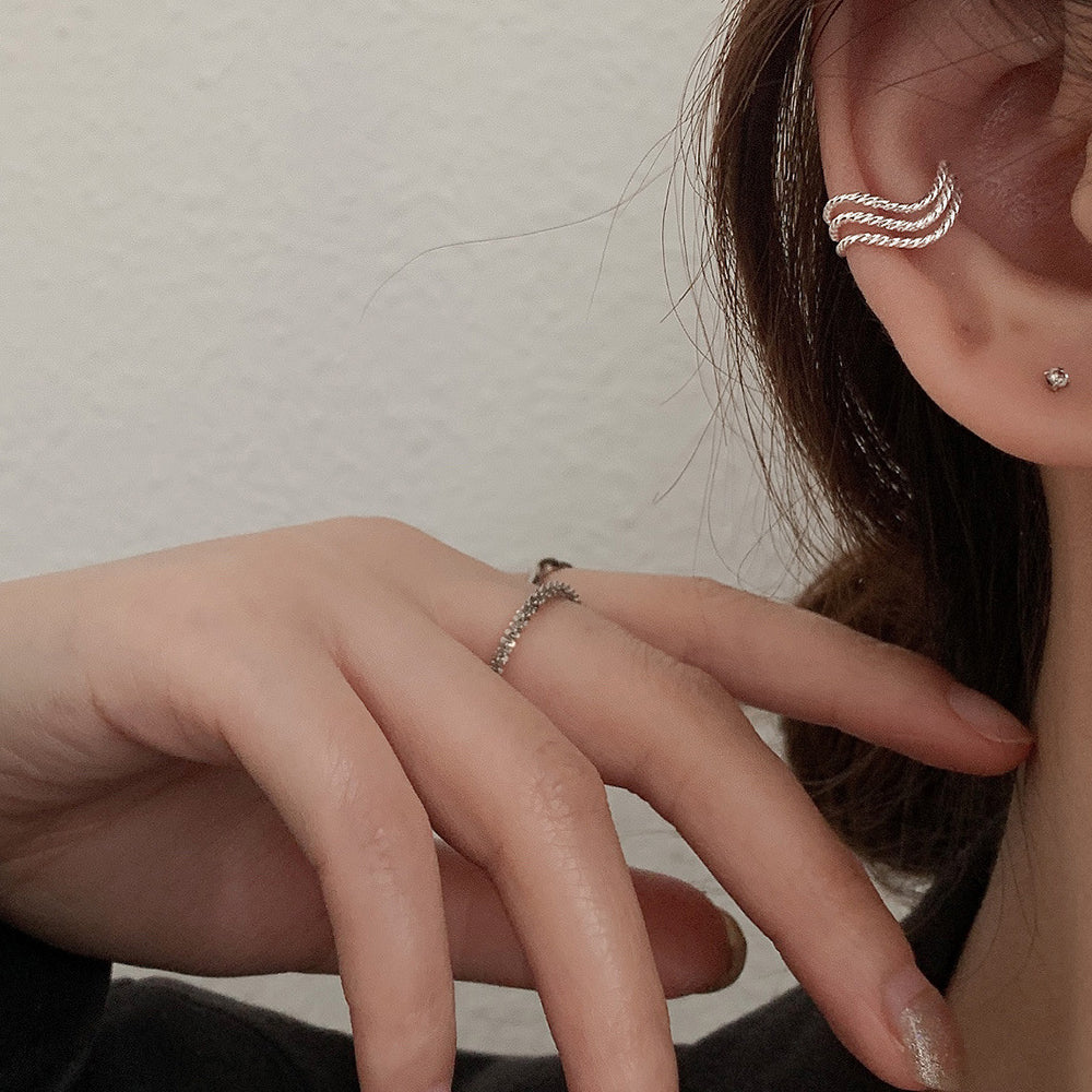 Wave Cuff Wrap Clip-On Ohrringe | Shop Nory
