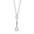 Silber Schneebesen Charm Halskette | Shop Nory