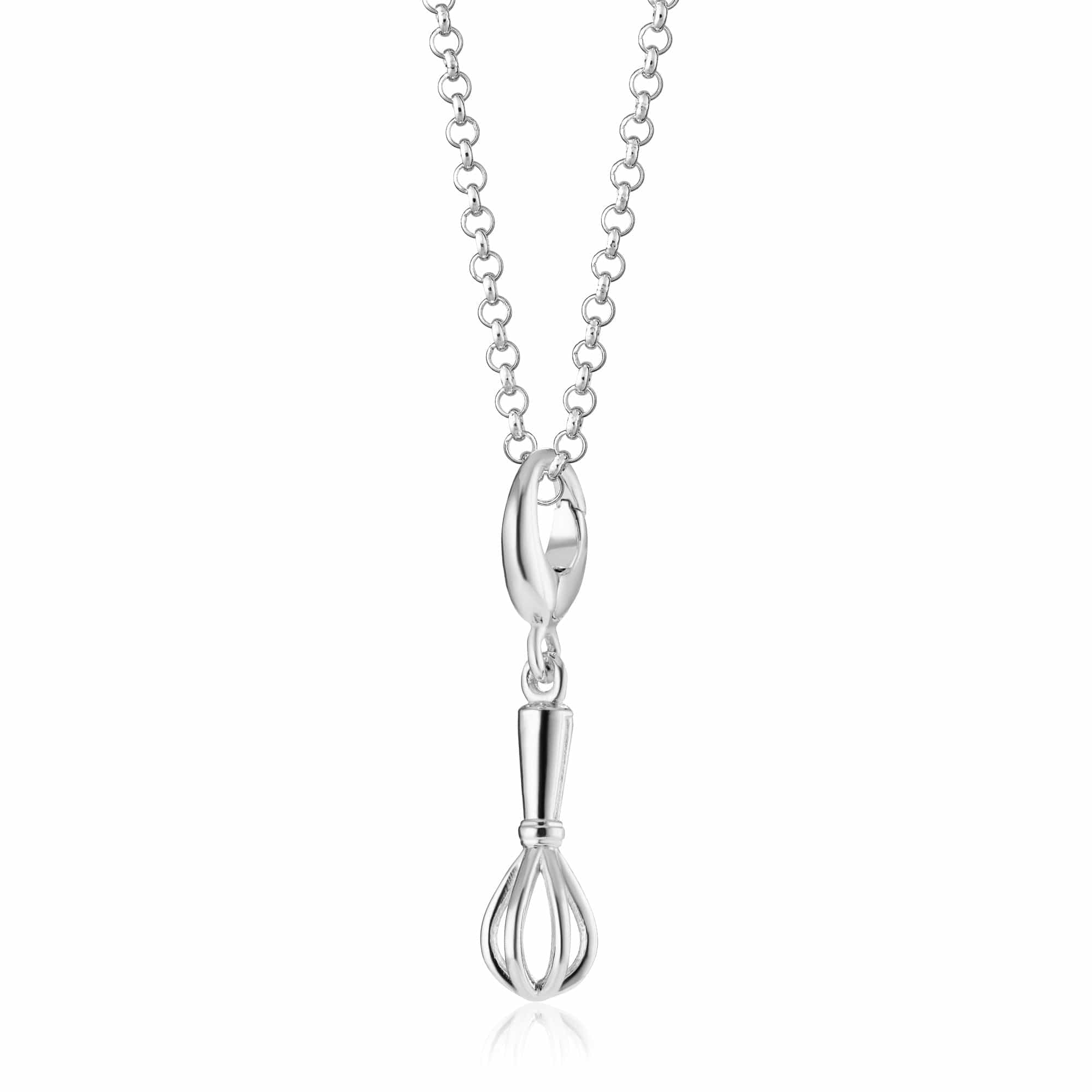Silber Schneebesen Charm Halskette | Shop Nory