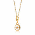Goldene Weiße Sternharz Capture Charm Halskette | Shop Nory