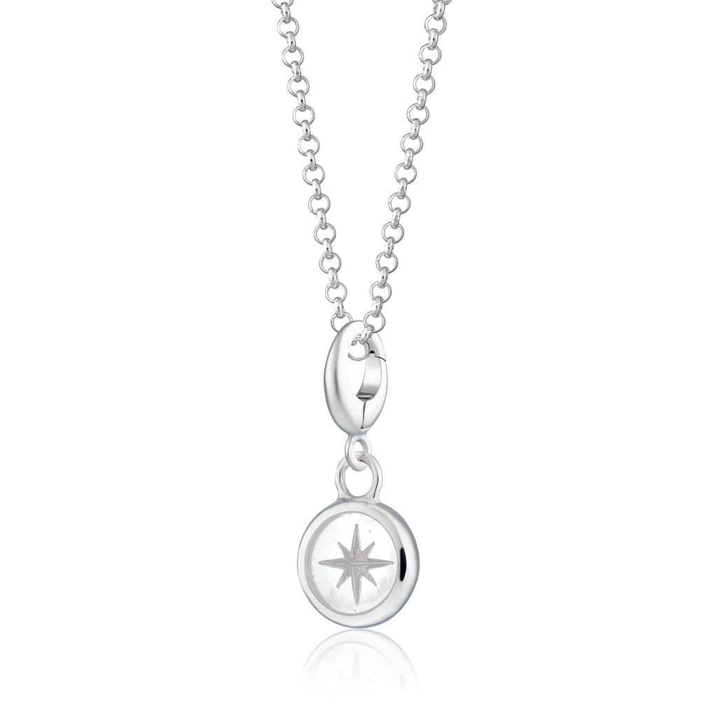 Silberweiß Star Resin Capture Charm Halskette | Shop Nory