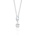 April Geburtsstein Charm-Halskette (Weißer Topas) | Shop Nory