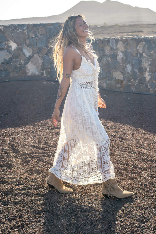 Elegantes Kleid Im Boho-Stil