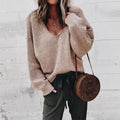 Oversized Wollpullover für Damen