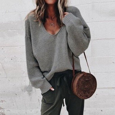 Oversized Wollpullover für Damen
