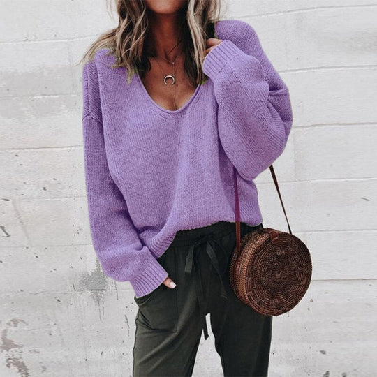 Oversized Wollpullover für Damen