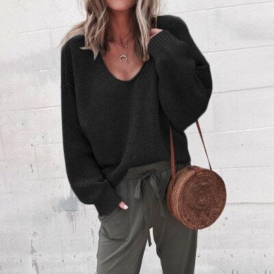 Oversized Wollpullover für Damen