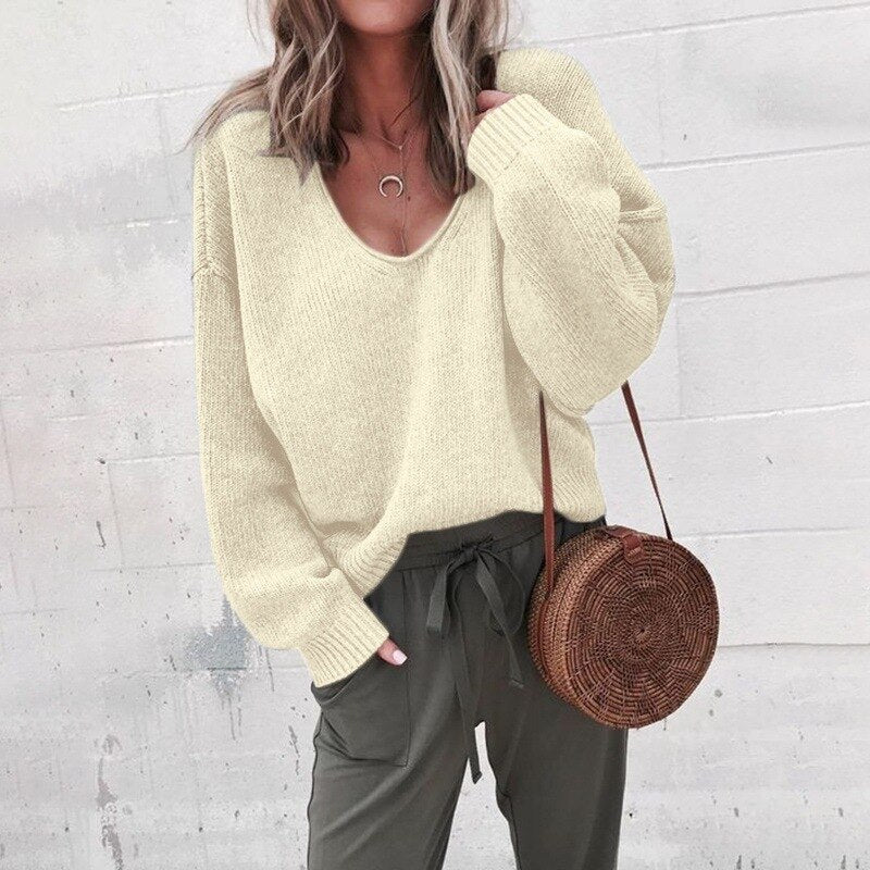 Oversized Wollpullover für Damen