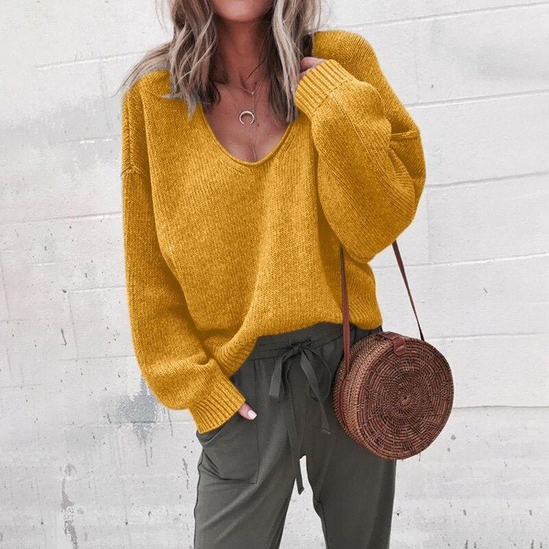 Oversized Wollpullover für Damen
