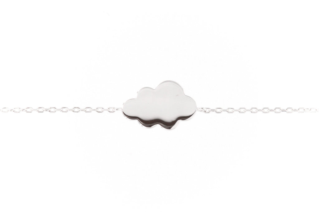 Silbernes Armband mit Wolke – Zarte Eleganz und himmlische Leichtigkeit | Shop Nory