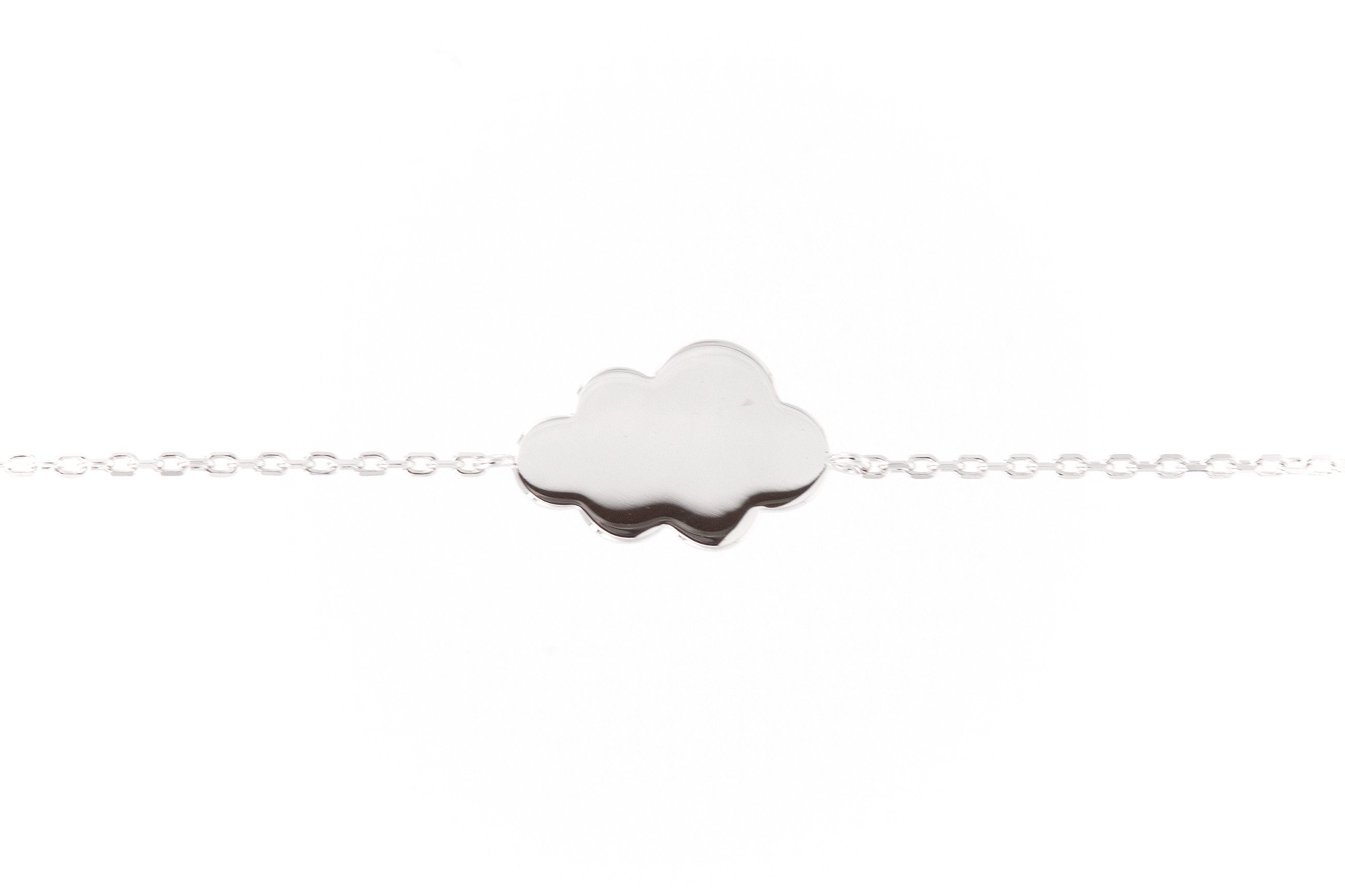 Silbernes Armband mit Wolke – Zarte Eleganz und himmlische Leichtigkeit | Shop Nory
