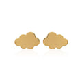 Ohrringe Wolke Ohrstecker Vergoldet | Shop Nory