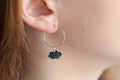 Wolken Creolen Ohrringe aus Silber | Shop Nory
