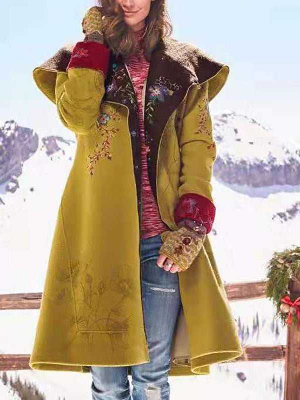 Modischer und minimalistischer Wintermantel