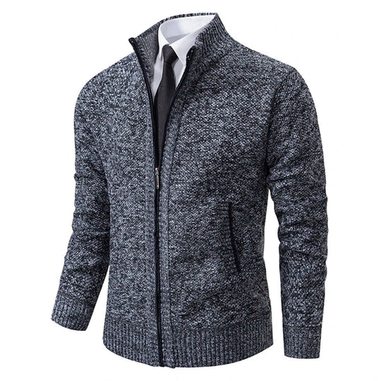 Stilvolle und Bequeme Winter Fleece Jacke mit Reißverschluss für Männer