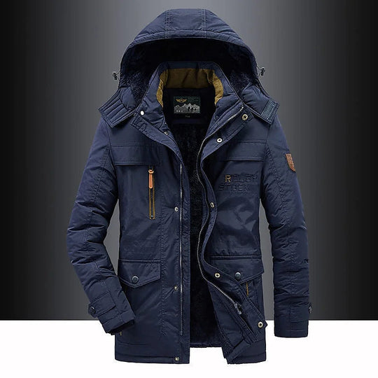 Lässige Wattierte Parka-Jacke – Warmer Isolierter Wintermantel