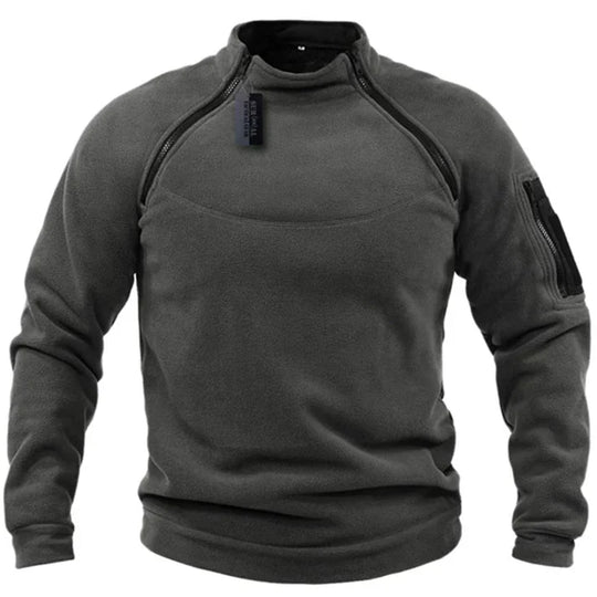 Herren Fleece Zip-Up Pullover