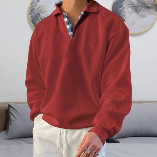 Leichter Herren-Sommersweater mit lockerer Passform
