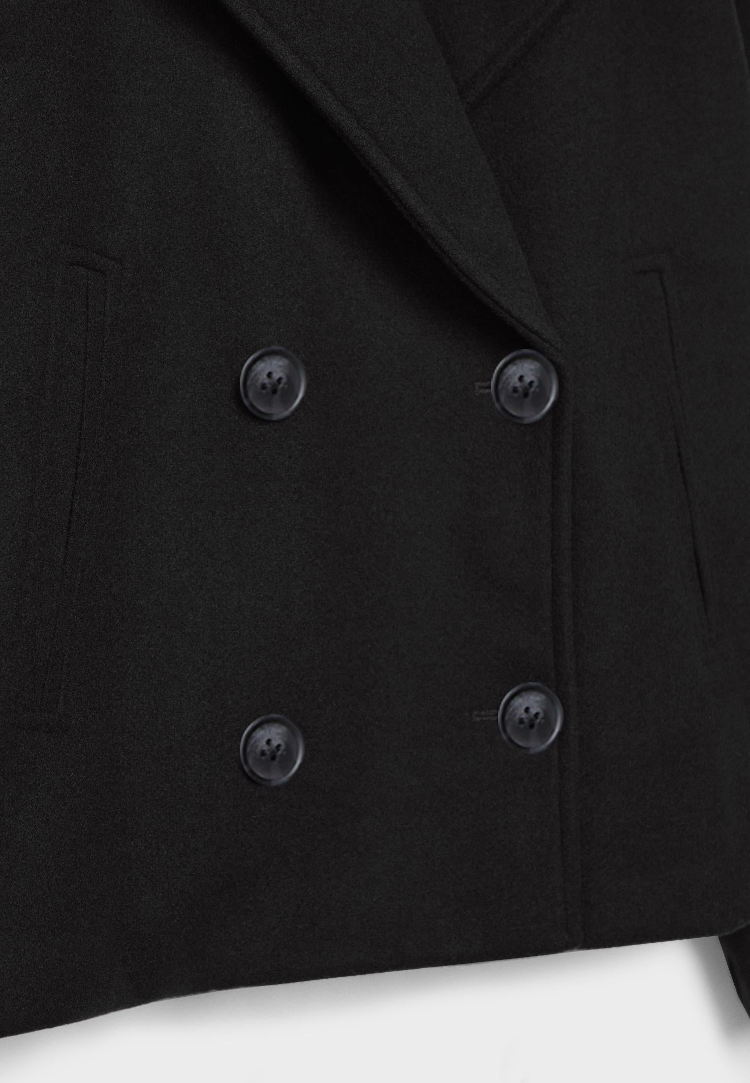 ShopNory | Damen Kurzer Mantel Oversize Herbst Übergang