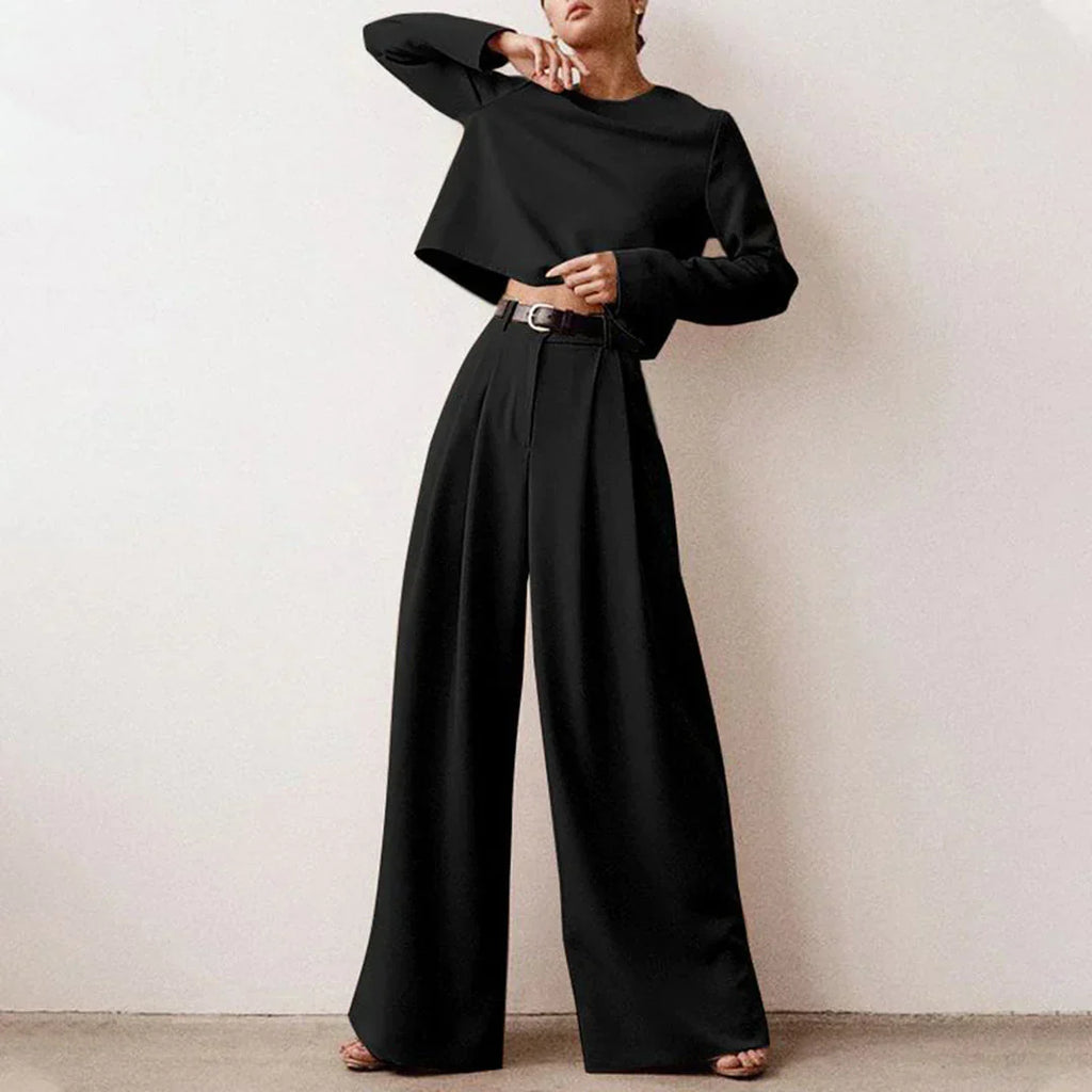 Trendy Geschäftsanzug - Top+Hose
