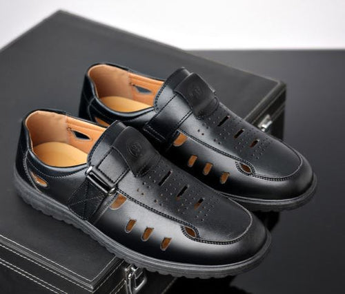 Herren Freizeitschuhe aus hohlem Leder Shopnory