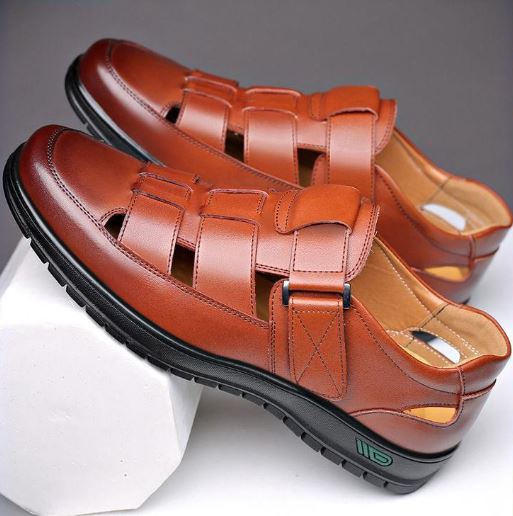 Herren Freizeitschuhe aus hohlem Leder Shopnory